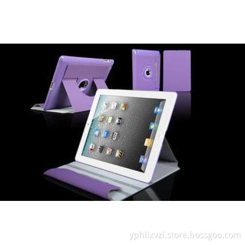 Women Leather Tablet Case 360 Rotation Purple Apple iPad Pr